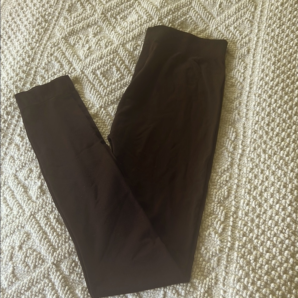 NWOT  Light weight Brown Leggings